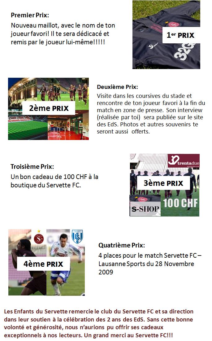 prix concours EdS 2009