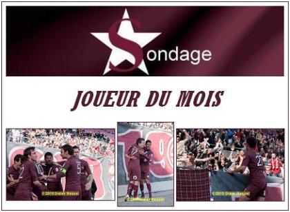 sondage joueur du mois