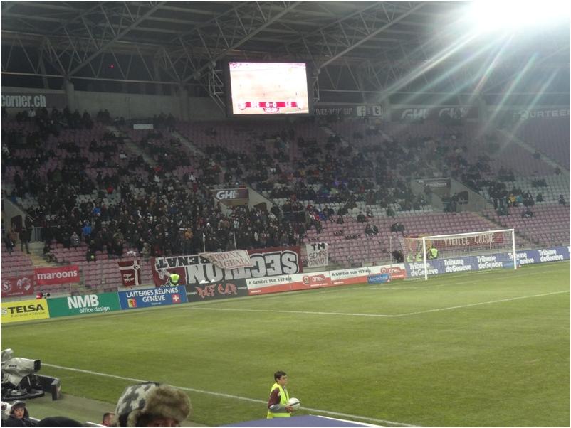 tribune nord après SG