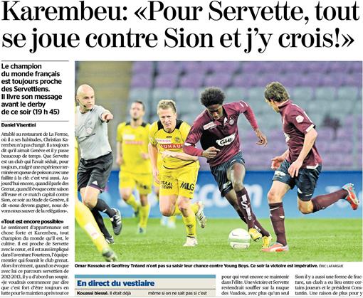 TDG mercredi 22 mai 2013