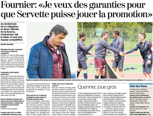 TDG vendredi 31 mai 2013