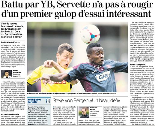 TDG, lundi 24 juin 2013