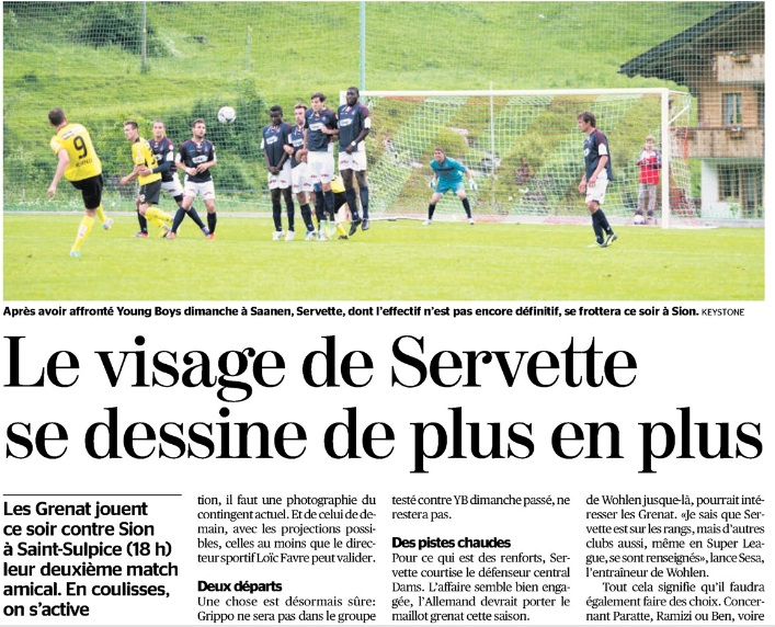 TDG vendredi 28 juin 2013