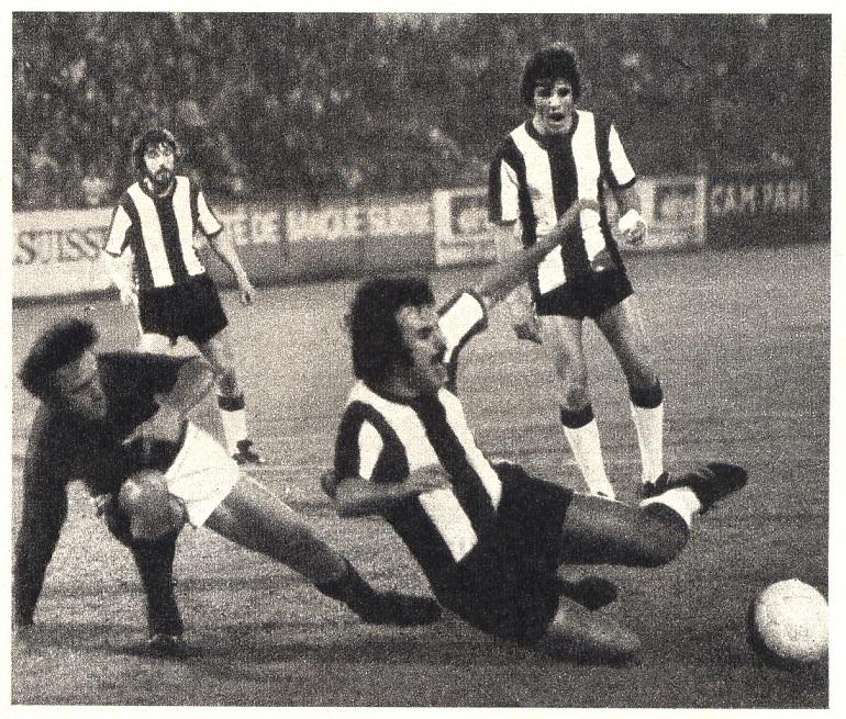 Petrovic dans ses oeuvres au coeur de la défense de Chiasso