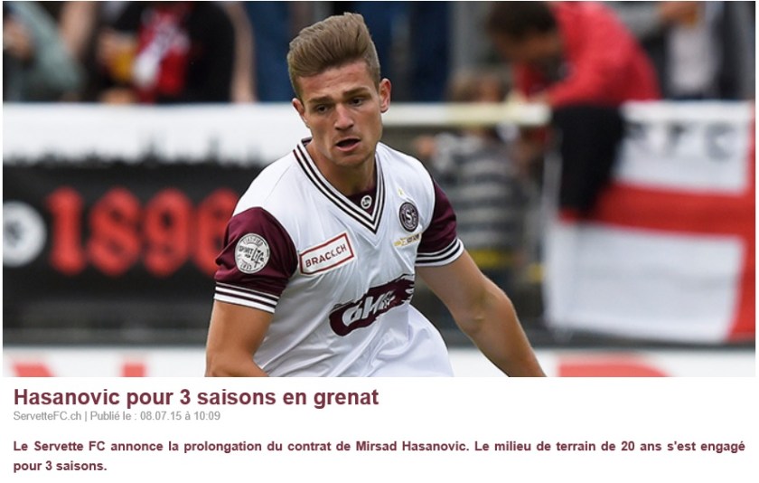 Hasanovic prolonge