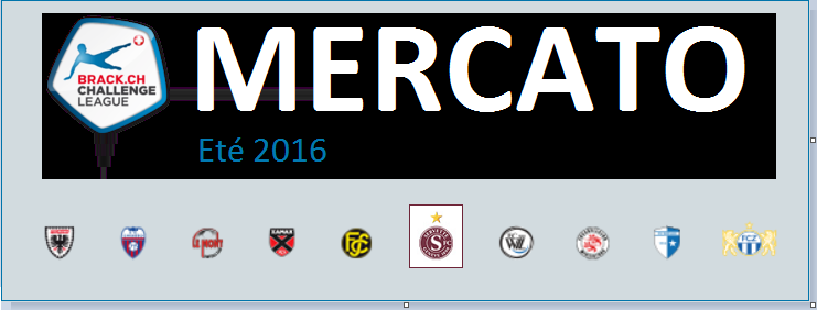Mercato Challenge League 2016 2017